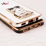 قاب براق سامسونگ A04s استند طرح سگ محافظ لنزدار My Case
