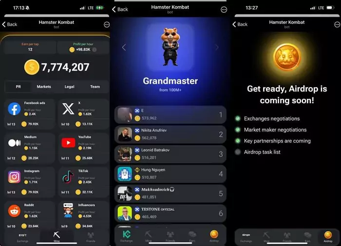 مراحل کلی ماین کردن در Hamster Kombat: