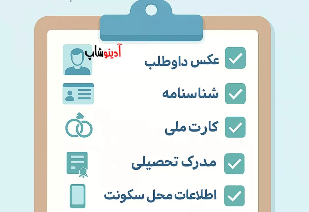 مدارک لازم جهت ثبت نام آزمون استخدامی آموزش و پرورش