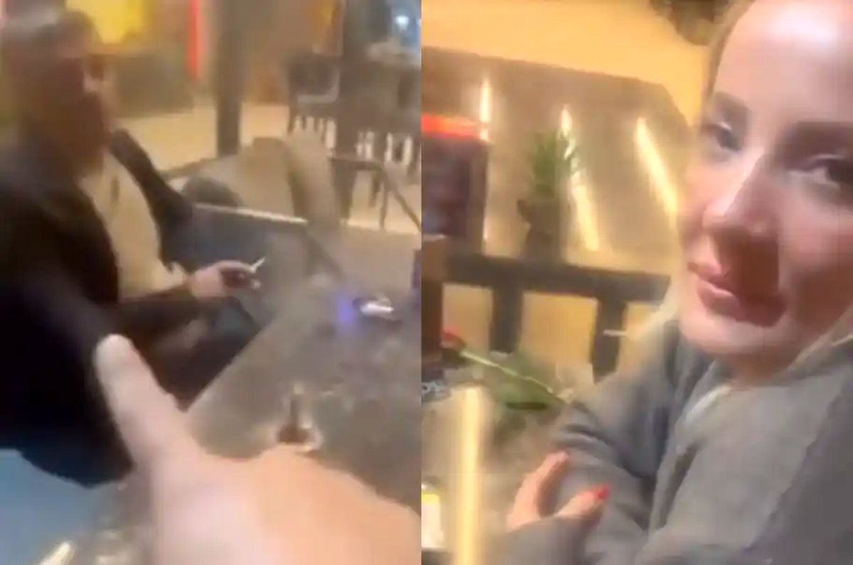 لحظه‌ای که زن مچ همسرش را حین خیانت گرفت