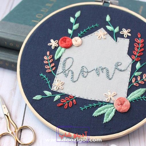 قیمت گلدوزی با دست