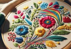 چطور رنگ‌های مناسب برای گلدوزی را انتخاب کنیم؟