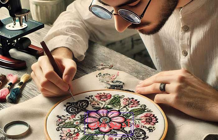 نقش گلدوزی در لباس‌های سنتی