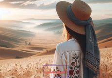 شماره دوزی روی مانتو