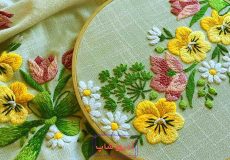 آموزش گلدوزی استامپ ورک