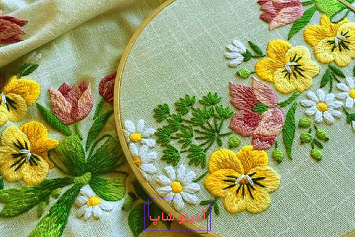 آموزش گلدوزی استامپ ورک