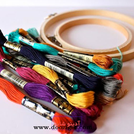 نخ مناسب گلدوزی