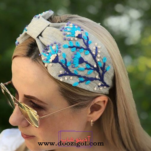 گلدوزی طرح گل