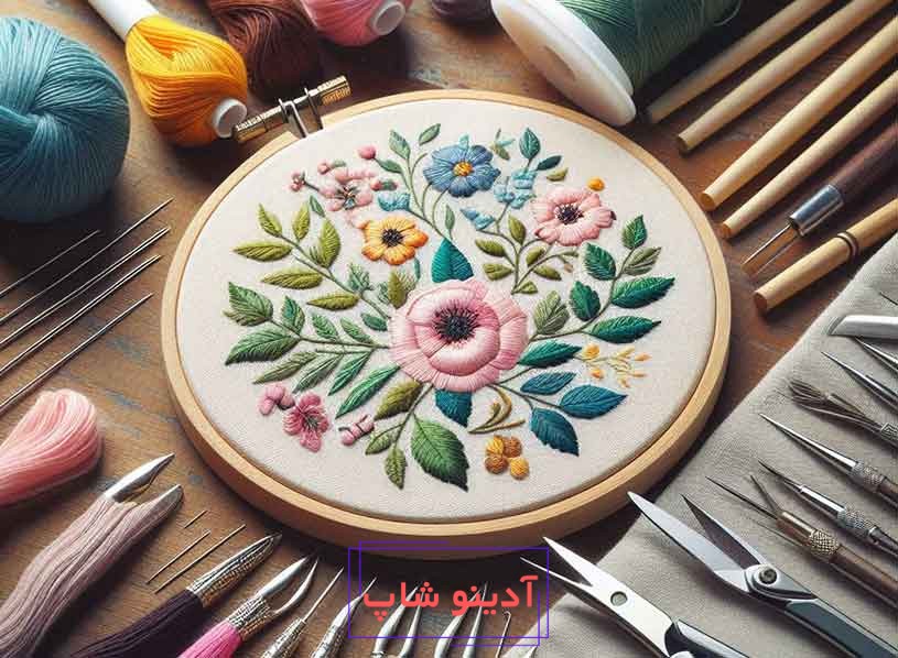 ابزار و مواد لازم برای شلال دوزی