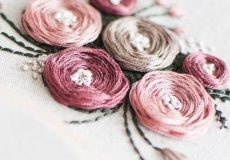 آموزش دوخت رز عنکبوتی