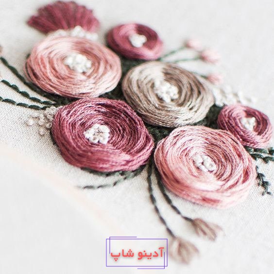 آموزش دوخت رز عنکبوتی