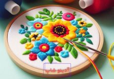 نخ مخصوص گلدوزی برزیلی