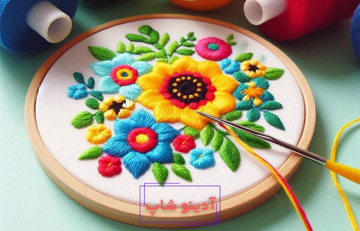 نخ مخصوص گلدوزی برزیلی