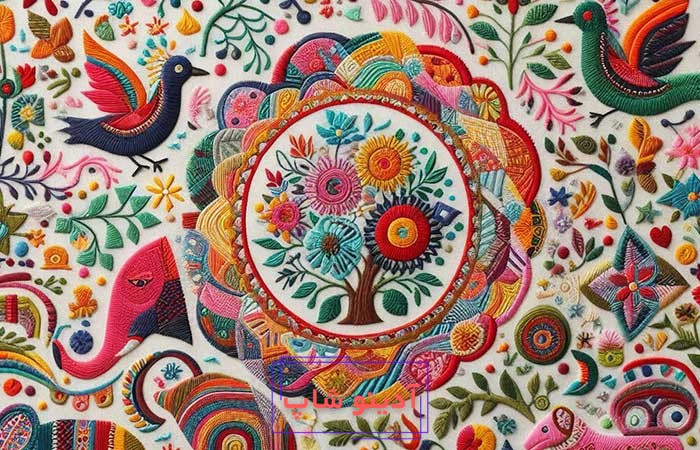 بهترین پارچه گلدوزی