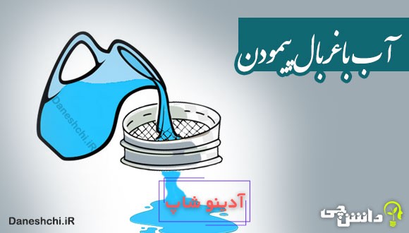 آب با غربال پیمودن 
