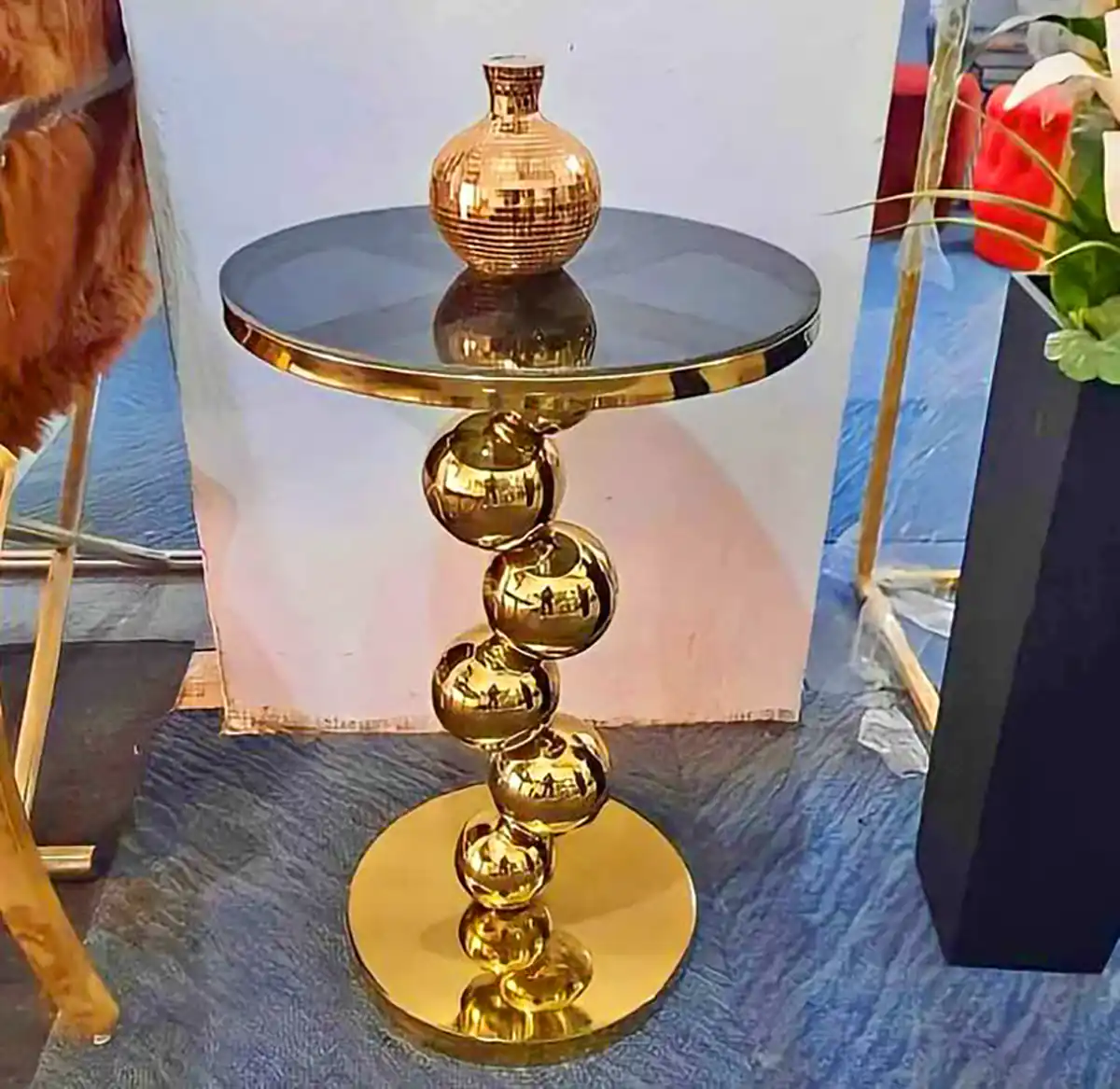 عسلی ترند پایه طلایی