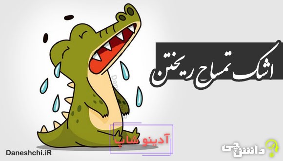 اشک تمساح ریختن