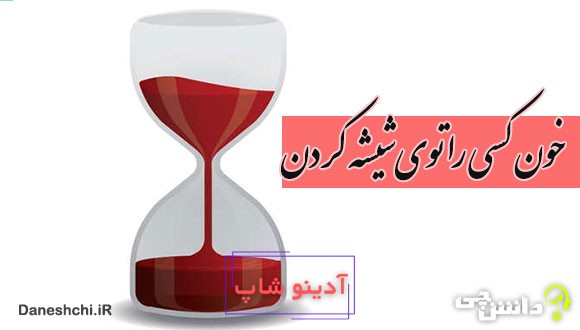 ضرب المثل خون کسی را توی شیشه کردن