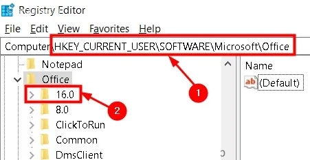 رفع ارور word couldn't start last time با کمک رجیستری