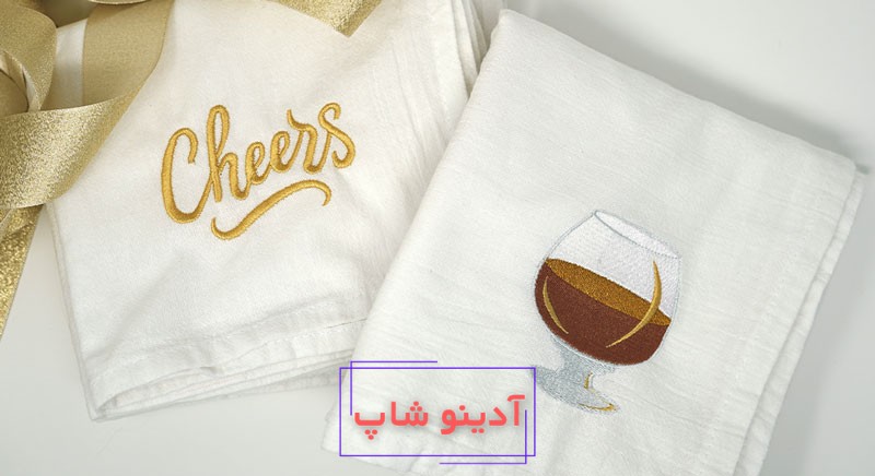 آموزش شماره دوزی روی حوله