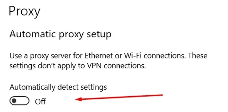 Automatically detect settings رفع ارور this site can't be reached در ویندوز 11