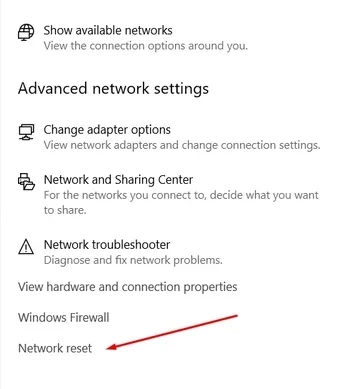 رفع خطای this site can't be reached Network Reset
