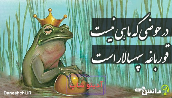 در حوضی که ماهی نیست قورباغه سپهسالار است