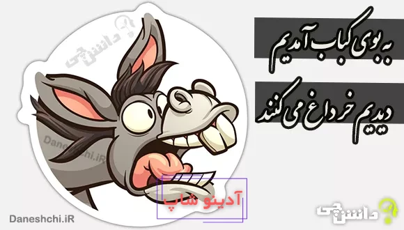 به بوی کباب آمدیم دیدیم خر داغ می کنند