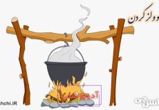 ضرب المثل جلز و ولز کردن