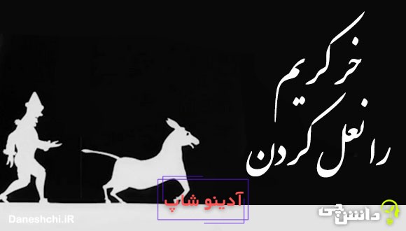 خر کریم را نعل کردن