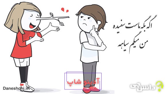 معنی اگه بگه ماست سفیده، من میگم سیاهه