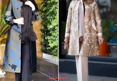 مانتو گلدار شیک زنانه