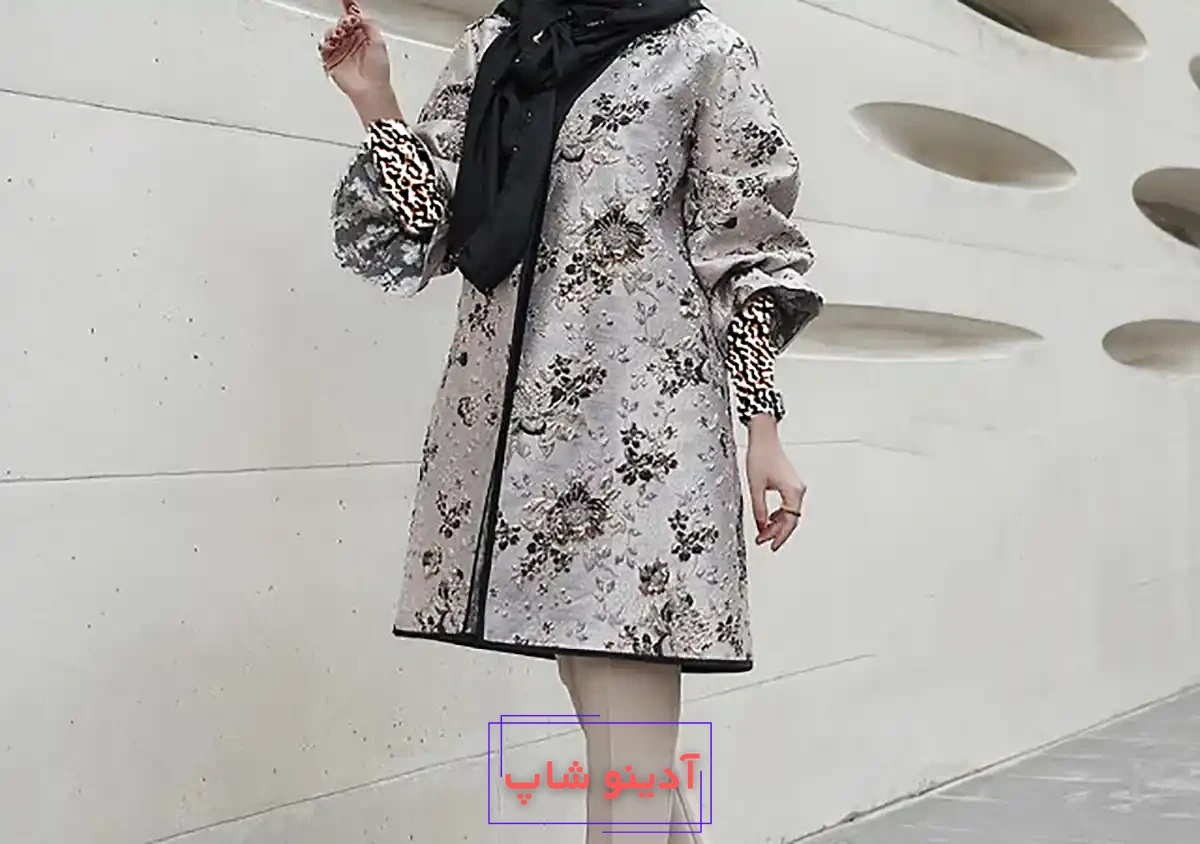 مانتو گلدار شیک زنانه