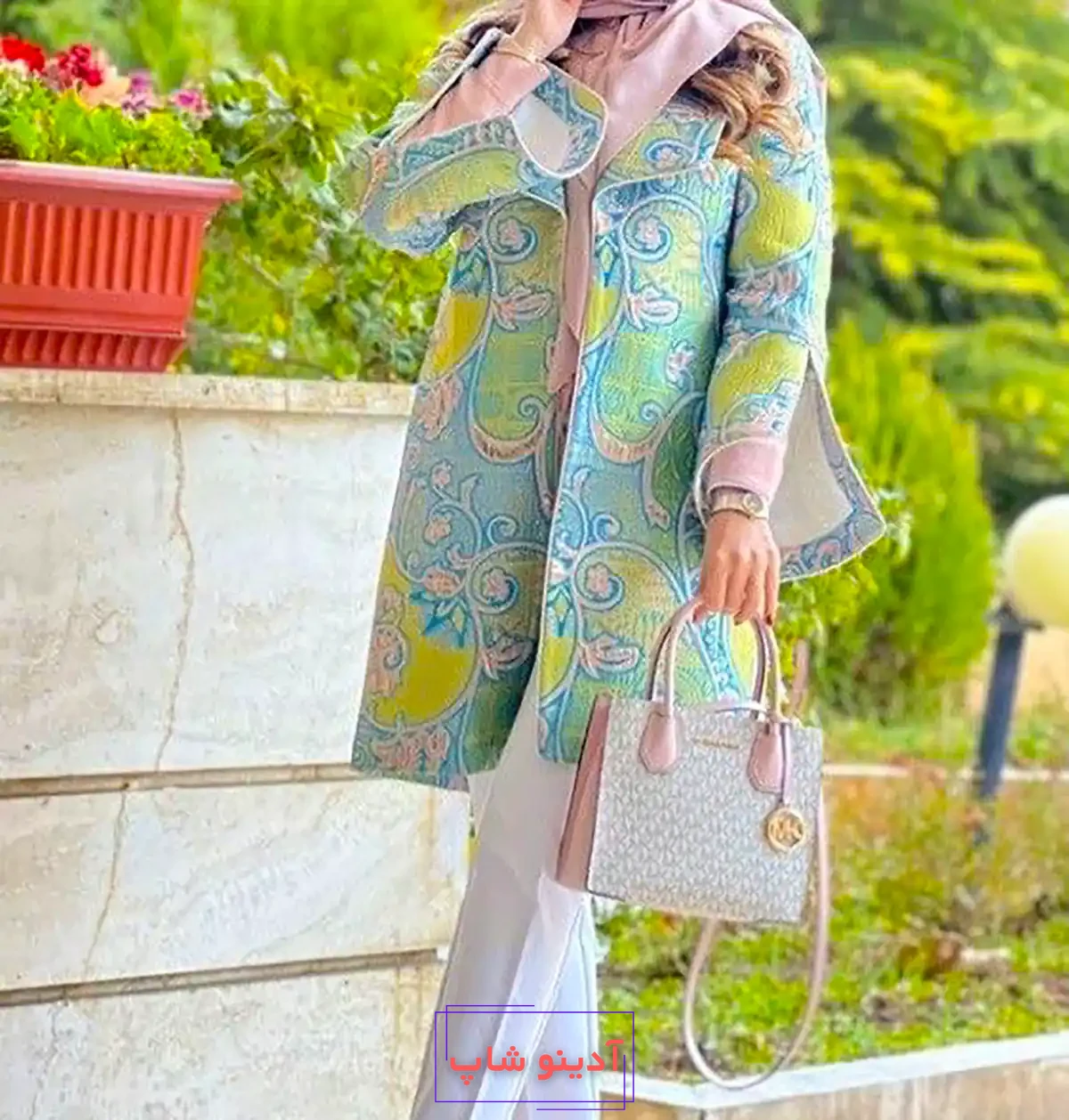 مانتو گلدار شیک زنانه