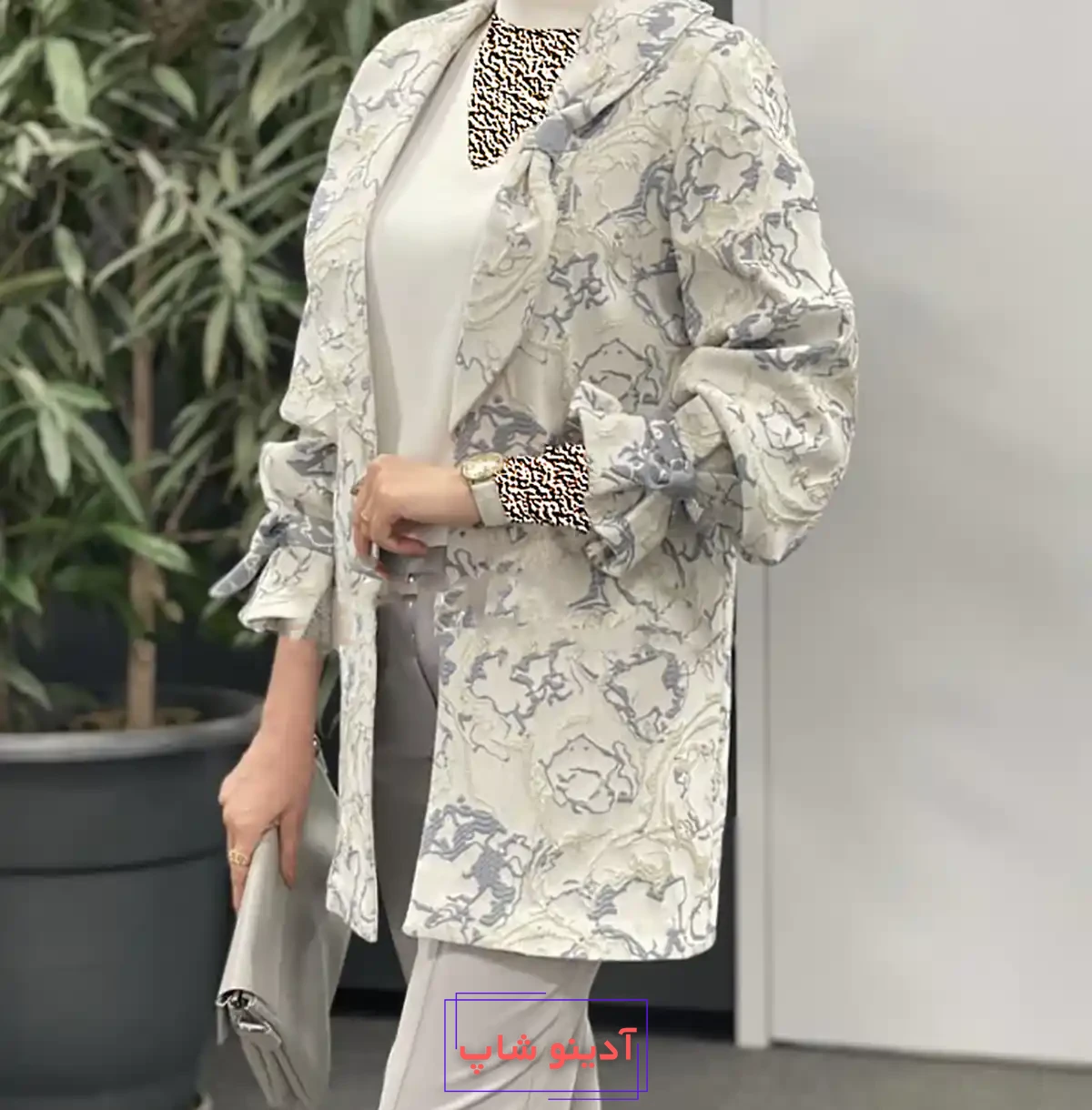 مانتو گلدار شیک زنانه