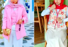 مانتو مزونی شیک پائیزی