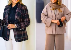 مانتو پاییزه گرم و جذاب