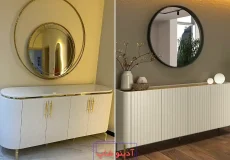 میز کنسول و آینه شیک