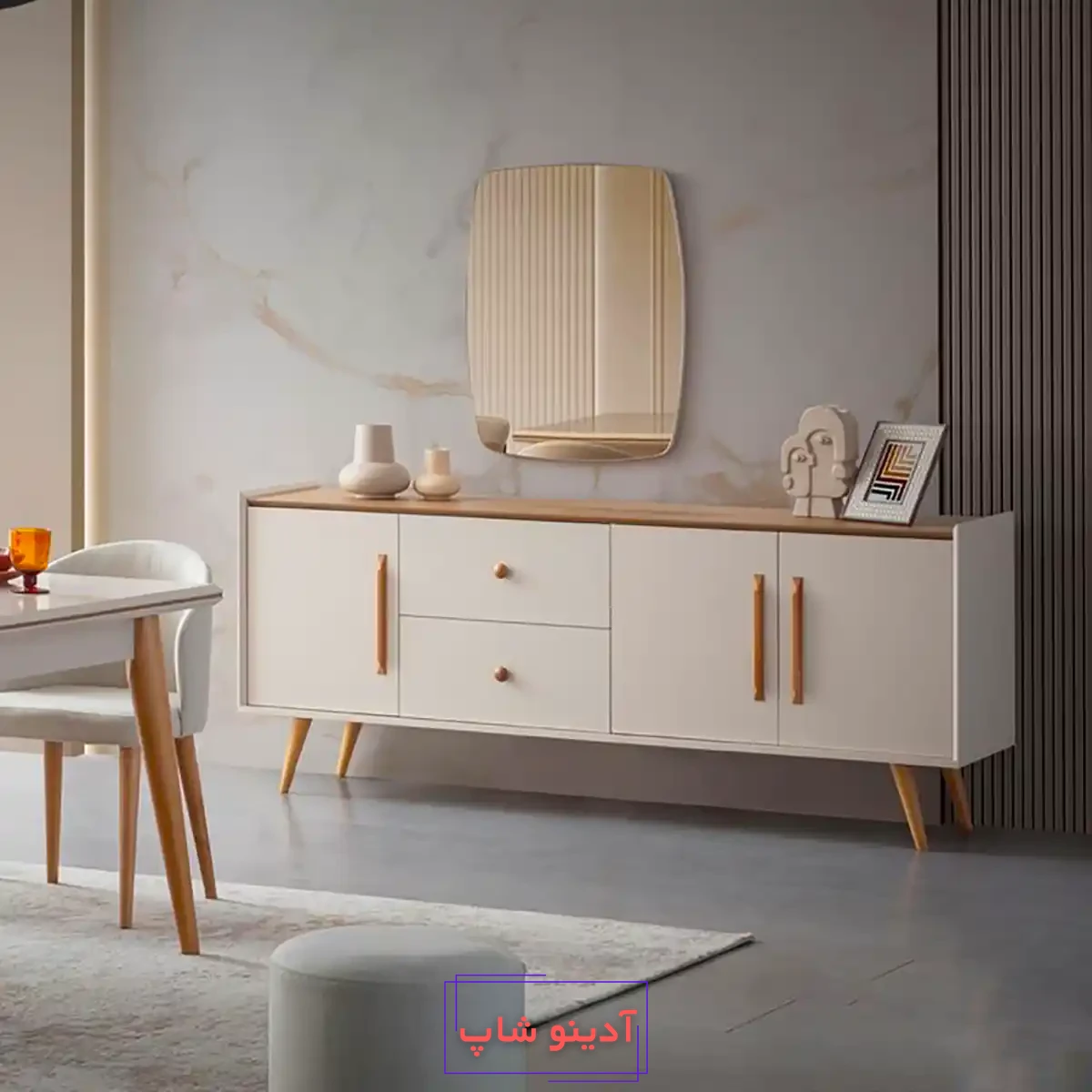 میز کنسول و آینه شیک