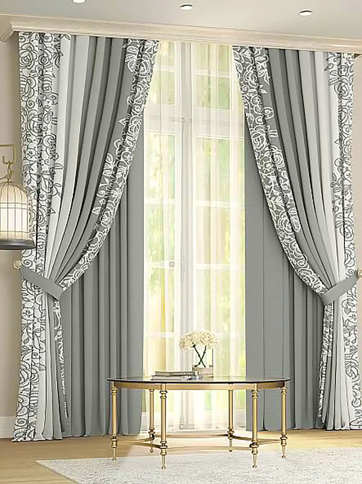 پرده شیک و سلطنتی 