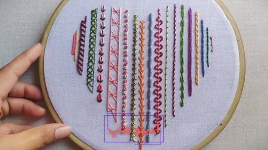 آماده‌سازی پارچه و طرح در آموزش گلدوزی با دست