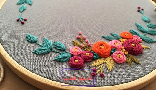 آموزش گلدوزی با دست