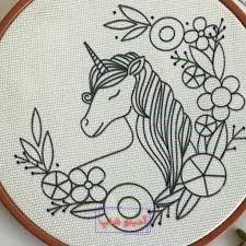 نکات گلدوزی اسب تک‌شاخ