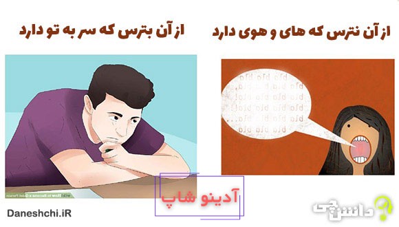 از آن نترس که های و هوی دارد 