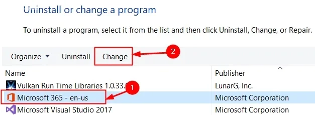 رفع ارور برنامه افیس با رپیر یا تعمیر کردن