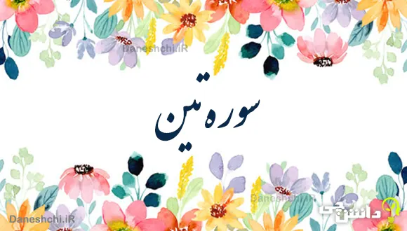 تحقیق در مورد سوره تین به زبان ساده