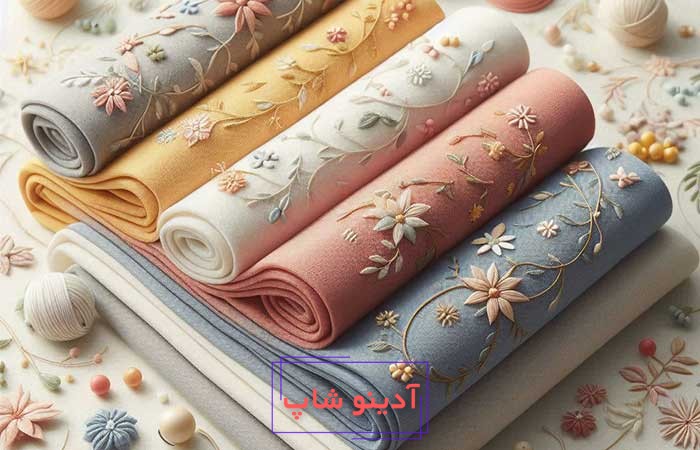  تاثیر کانت پارچه در گلدوزی