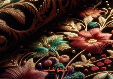 چطور گلدوزی را روی پارچه مخمل بچسبانیم؟