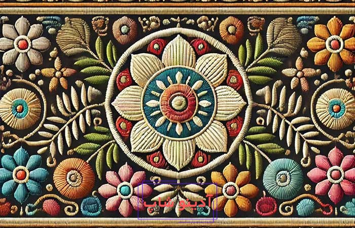 مراحل طراحی و انتقال طرح خام به پارچه