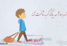 آسه بیا آسه برو که گربه شاخت نزنه